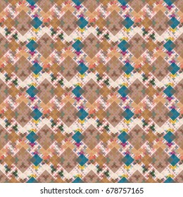 Abstract color seamless pattern for new background.