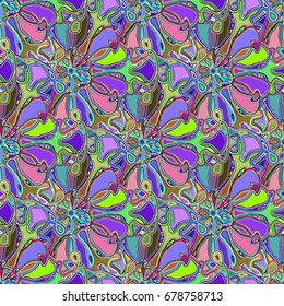Abstract color seamless pattern for new background.