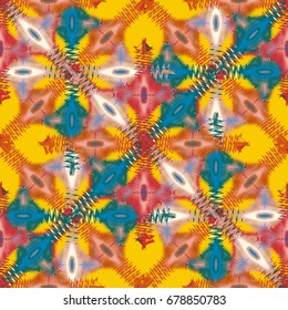 Abstract color seamless pattern for new background.