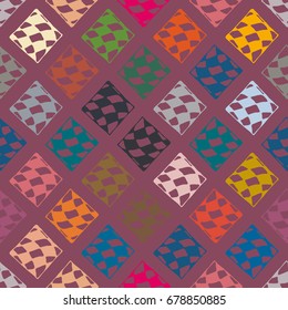 Abstract color seamless pattern for new background.