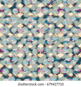 Abstract color seamless pattern for new background.