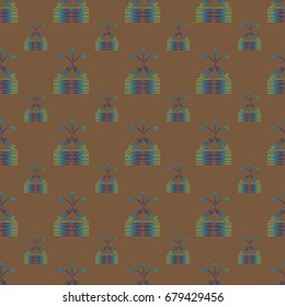 Abstract color seamless pattern for new background.