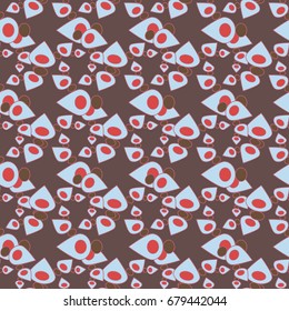 Abstract color seamless pattern for new background.