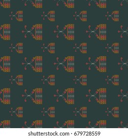 Abstract color seamless pattern for new background.