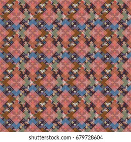 Abstract color seamless pattern for new background.