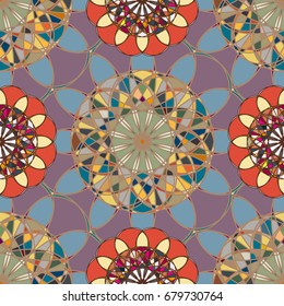 Abstract color seamless pattern for new background.