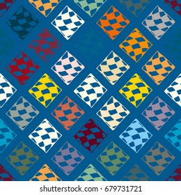 Abstract color seamless pattern for new background.