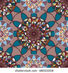 Abstract color seamless pattern for new background.