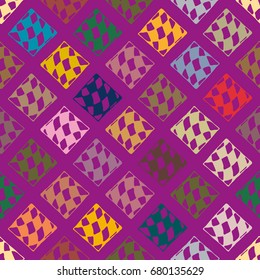 Abstract color seamless pattern for new background.