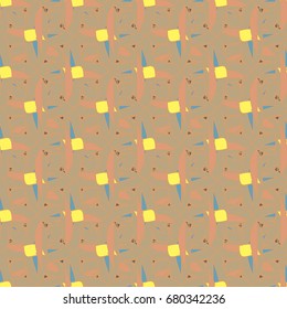 Abstract color seamless pattern for new background.