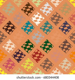 Abstract color seamless pattern for new background.