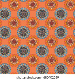 Abstract color seamless pattern for new background.