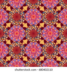 Abstract color seamless pattern for new background.