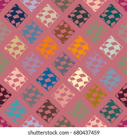 Abstract color seamless pattern for new background.