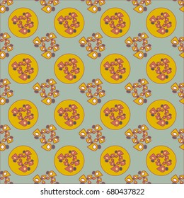 Abstract color seamless pattern for new background.