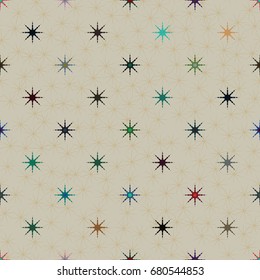 Abstract color seamless pattern for new background.