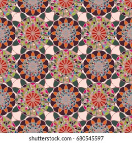 Abstract color seamless pattern for new background.
