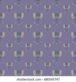 Abstract color seamless pattern for new background.