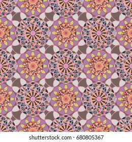 Abstract color seamless pattern for new background.