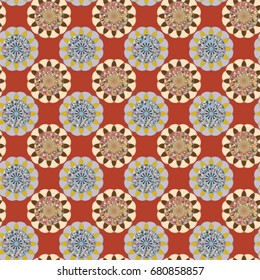 Abstract color seamless pattern for new background.