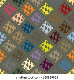 Abstract color seamless pattern for new background.