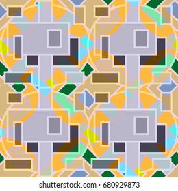 Abstract color seamless pattern for new background.