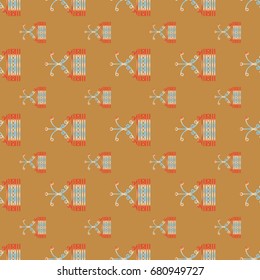 Abstract color seamless pattern for new background.