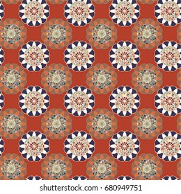 Abstract color seamless pattern for new background.