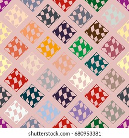 Abstract color seamless pattern for new background.