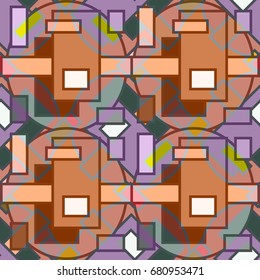 Abstract color seamless pattern for new background.