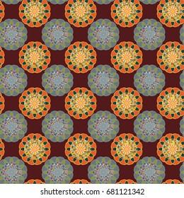 Abstract color seamless pattern for new background.