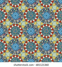 Abstract color seamless pattern for new background.
