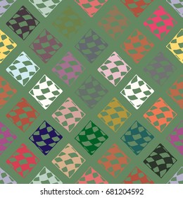 Abstract color seamless pattern for new background.