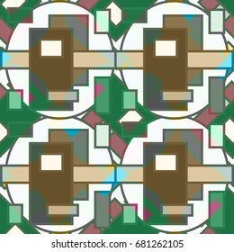 Abstract color seamless pattern for new background.