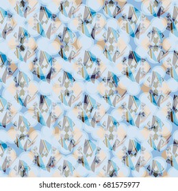 Abstract color seamless pattern for new background.