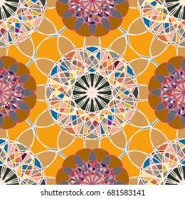 Abstract color seamless pattern for new background.