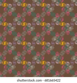 Abstract color seamless pattern for new background.
