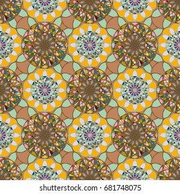 Abstract color seamless pattern for new background.