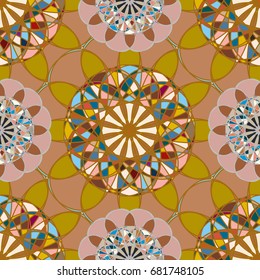 Abstract color seamless pattern for new background.