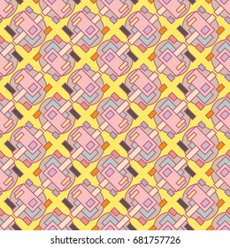 Abstract color seamless pattern for new background.