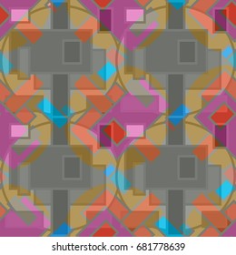 Abstract color seamless pattern for new background.