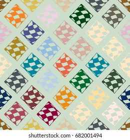 Abstract color seamless pattern for new background.