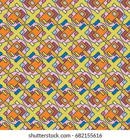 Abstract color seamless pattern for new background.
