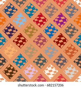 Abstract color seamless pattern for new background.