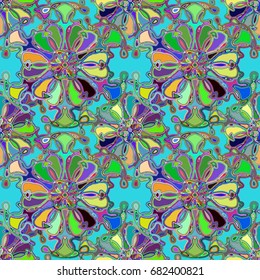 Abstract color seamless pattern for new background.