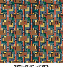 Abstract color seamless pattern for new background.