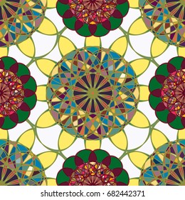 Abstract color seamless pattern for new background.