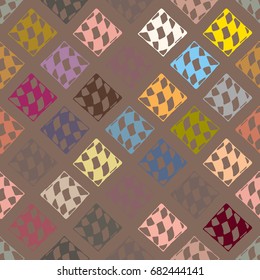 Abstract color seamless pattern for new background.