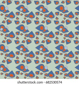 Abstract color seamless pattern for new background.