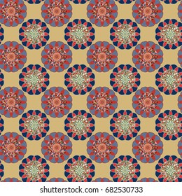 Abstract color seamless pattern for new background.
